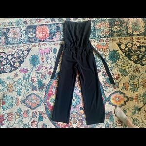 Loft black romper